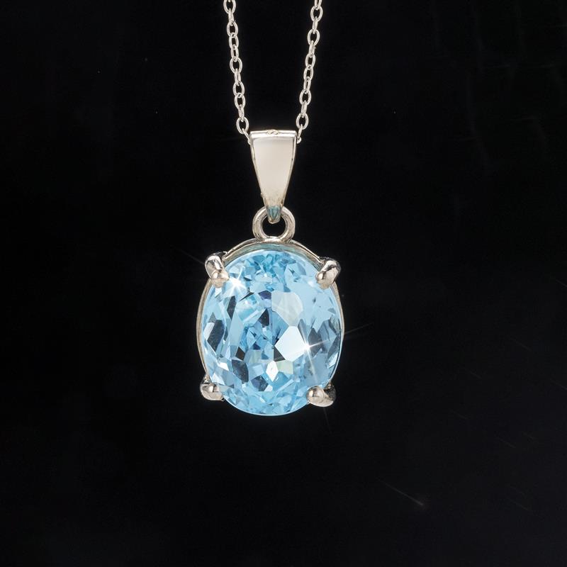Breathless Necklace (Blue Topaz)